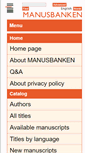 Mobile Screenshot of manusbank.no